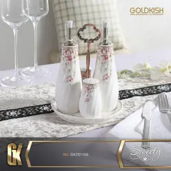 ست آبلیمو خوری نمکدان طرح Sweety مدل GK701155