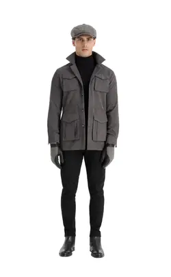 کت سافاری طوسی BS1 بازلی