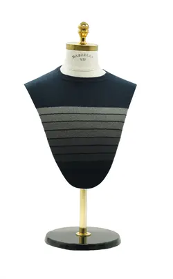 بافت راه راه جودون سورمه‌ای طوسی F36 بازلی