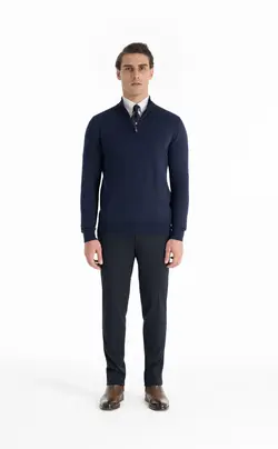 بافت نیم زیپ بلوبلک F34 بازلی