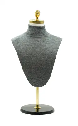 بافت یقه اسکی طوسی برفی F27 بازلی