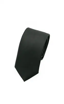 کراوات ساده مشکی TI03 بازلی