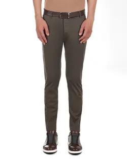 شلوار کتان اسلیم فیت سبز TC3 بازلی