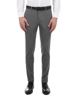 شلوار اسلیم فیت طوسی روشن T13 بازلی