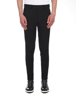 شلوار اسلیم فیت مشکی T13 بازلی