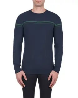 بافت دوخط سورمه ای سبز F38 بازلی