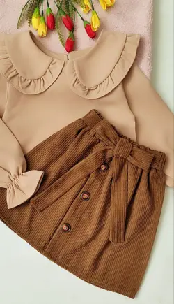 ست شومیز دامن لاکچری دخترانه