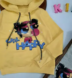 هودی شلوار دخترانه مدل فینگردار