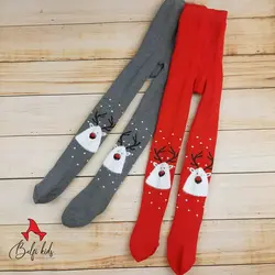 جوراب شلواری حوله ای کریسمسی