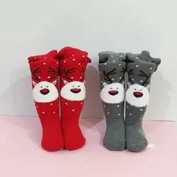 جوراب شلواری حوله ای کریسمسی