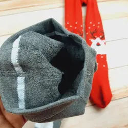 جوراب شلواری حوله ای کریسمسی