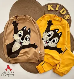 ست بلوز و شلوار سنجاب اسپرت خواهر و برادری