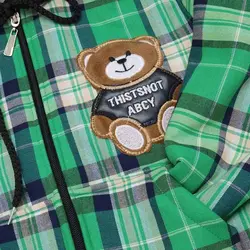 سویشرت چهارخونه تدی