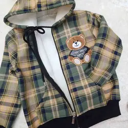 سویشرت چهارخونه تدی