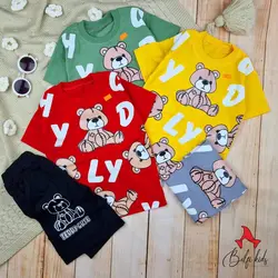 بلوز شلوارک اسپرت تدی