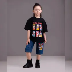تیشرت و  شلوارک اسپرت خواهر برادری میکی موس