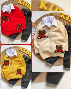 ژاکت بافت پسرانه تدی