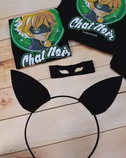 تیشرت شلوارک گربه سیاه