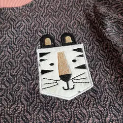 بلوزشلوار اسپرت طرح تایگر