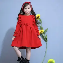 سارافون مخمل کبریتی دخترانه