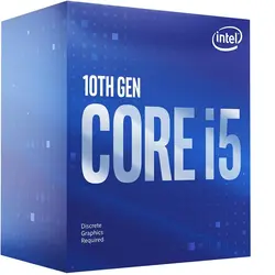 پردازنده مرکزی اینتل سری Comet Lake مدل Core i5-10400F  تری