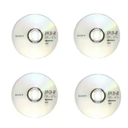 دی وی دی خام سونی مدل DVD-R بسته ۴ عددی