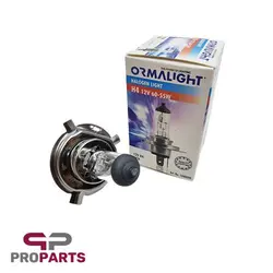 لامپ هالوژن 3 خار H4 چراغ جلو اورمالایت OrmaLight شرکتی ایساکو مناسب برای پراید - فروشگاه لوازم یدکی خودرو