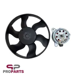 مجموعه موتور فن 265 وات توربو شرکتی و پروانه فن توربو ایده ساخت مناسب برای پژو پارس - فروشگاه لوازم یدکی خودرو