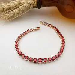 دستبند زنانه ژوپینگ مدل یاقوت قرمز کد B1172
