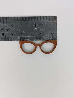 عینک چوبی مدل گربه در سه سایز کد MB27