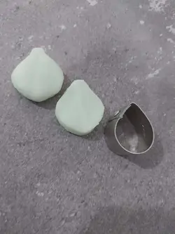 قالب وینر سلیکونی گلبرگ گل شمعدونی و کاتر کدسایت fD05