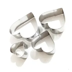 کاتر فلزی طرح قلب حالت دار کد A0014