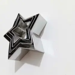 کاتر فلزی طرح ستاره کد A009