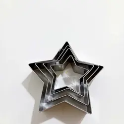 کاتر فلزی طرح ستاره کد A009