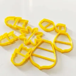 پک کامل دو مدل کاتر گل کاکتوس کد A004