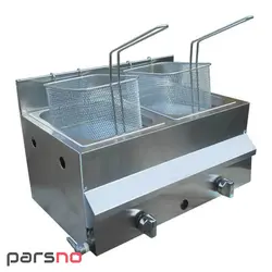 سرخ کن صنعتی رومیزی 2 لگن | قیمت سرخ کن صنعتی رومیزی 2 لگن