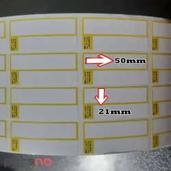 لیبل اصالت 50×21| قیمت لیبل اصالت 50×21 | خرید برچسب اصالت