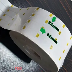 لیبل طرح شبنم 47 × 23 | خرید لیبل طرح شبنم 47 × 23 | قیمت برچسب طرح شبنم