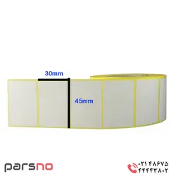 لیبل پی وی سی 45 × 30 | لیبل pvc سایز 3*4.5 سانتی متر | برچسب پی وی سی 30*45 میلیمتر