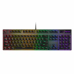 کیبورد با سیم گیم RAPOO مدل V500RGB - مشکی