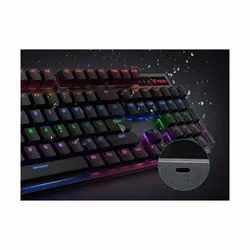 کیبورد با سیم گیم RAPOO مدل V500RGB - مشکی