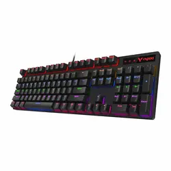 کیبورد با سیم گیم RAPOO مدل V500RGB - مشکی