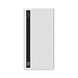 پاوربانک (PD و فست شارژ) ریمکس 20000 میلی آمپر 22.5W مدل RPP-196 - سفید