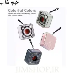 اسپیکر بلوتوثی بدنه شفاف مدل DW12