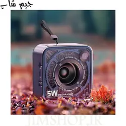 اسپیکر بلوتوثی بدنه شفاف مدل DW12