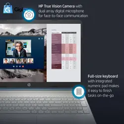لپ تاپ 15.6 اینچی اچ‌پی مدل 15-EF2126WM