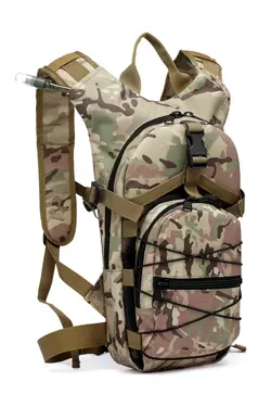 کوله پشتی 15L لیتری با کمل بک 2.5L تاکتیکال Tactical Hydration Backpack Assault Outdoor Hiking Hunting Bag Cycling Camping Water Bag - خرید آنلاین لوازم و تجهیزات کمپینگ و کوهنوردی