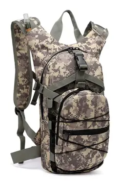 کوله پشتی 15L لیتری با کمل بک 2.5L تاکتیکال Tactical Hydration Backpack Assault Outdoor Hiking Hunting Bag Cycling Camping Water Bag - خرید آنلاین لوازم و تجهیزات کمپینگ و کوهنوردی