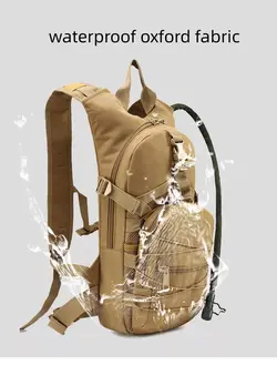 کوله پشتی 15L لیتری با کمل بک 2.5L تاکتیکال Tactical Hydration Backpack Assault Outdoor Hiking Hunting Bag Cycling Camping Water Bag - خرید آنلاین لوازم و تجهیزات کمپینگ و کوهنوردی