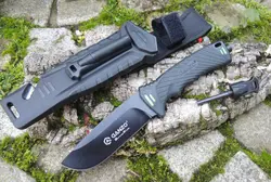 چاقو بقا گانزو Ganzo G8012V2 - SURVIVAL KNIFE (BLACK) - خرید آنلاین لوازم و تجهیزات کمپینگ و کوهنوردی